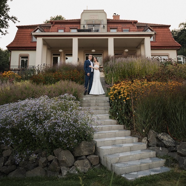 Jegyespár vidéken a Dunakanyarban